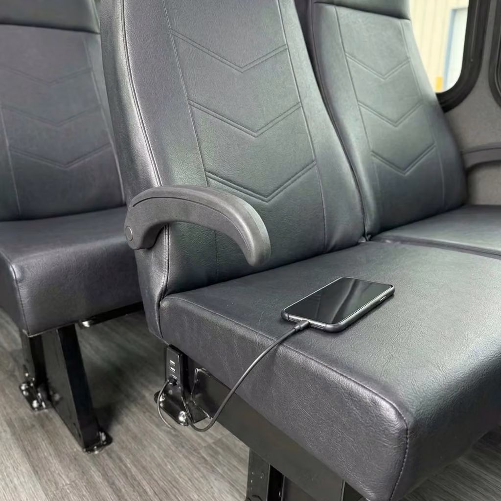 miami lakes 15 passenger minibus usb charging