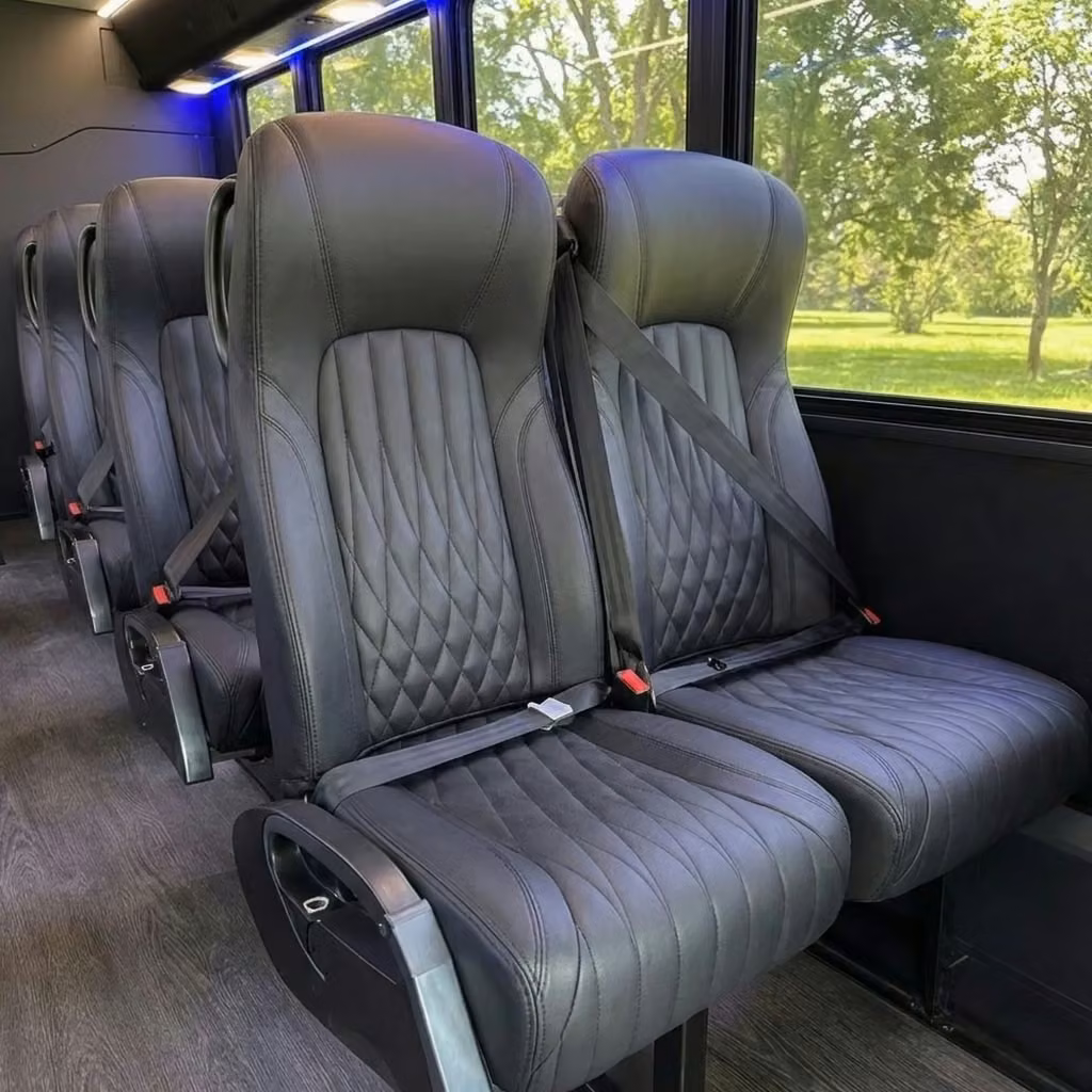 miami lakes 20 passenger minibus high back seats