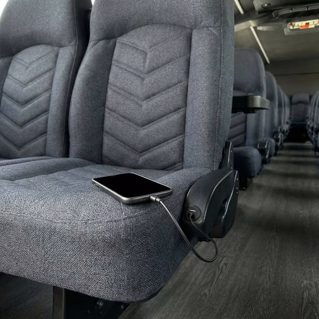 miami lakes 25 passenger minibus usb charging