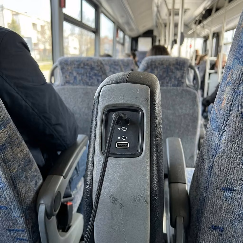 miami lakes 28 passenger minibus usb charging
