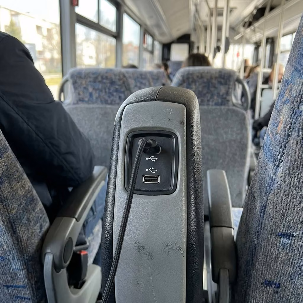 miami lakes 30 passenger minibus usb charging