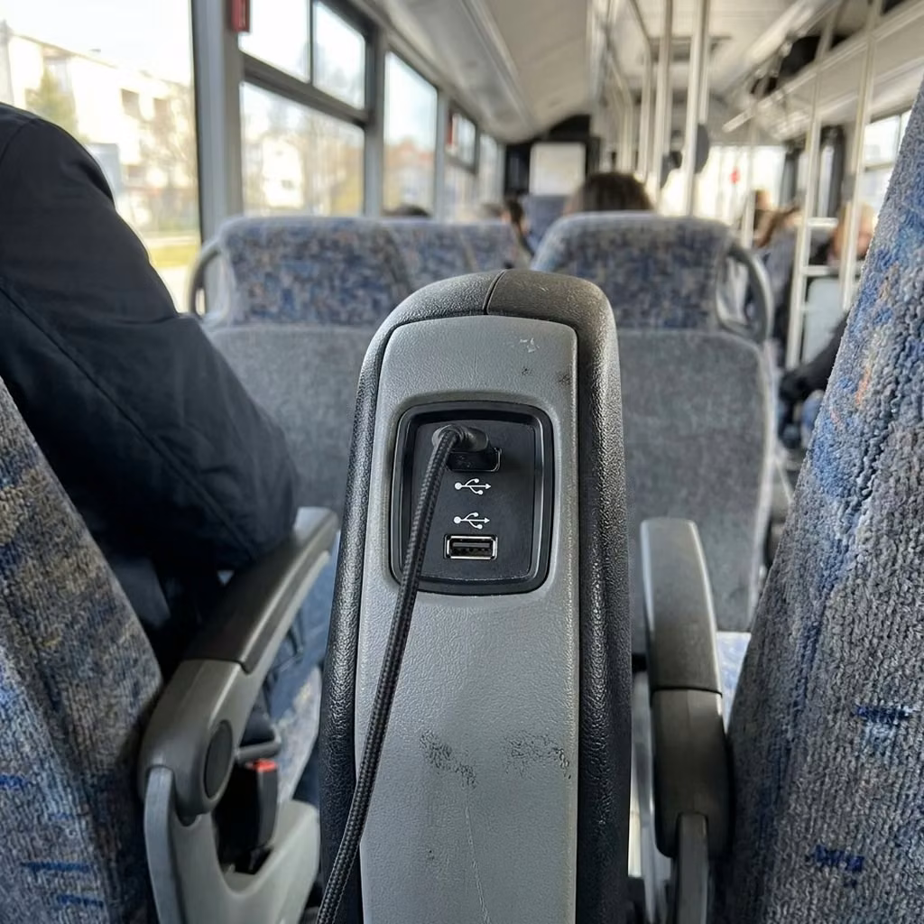 miami lakes 35 passenger minibus usb charging