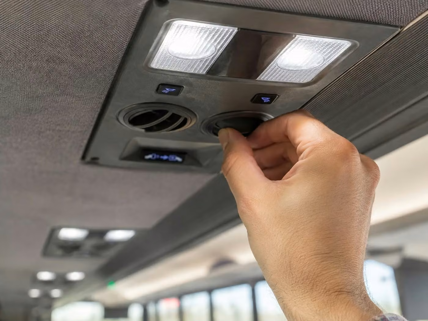 miami lakes 56 passenger charter bus air conditioning