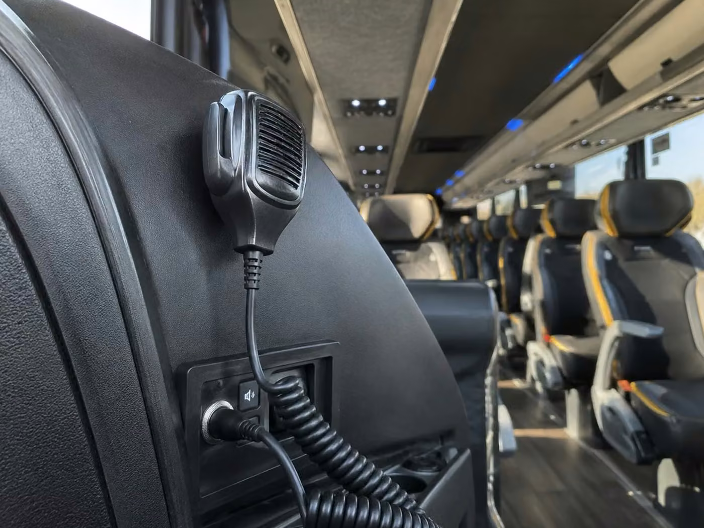 miami lakes 56 passenger charter bus pa system