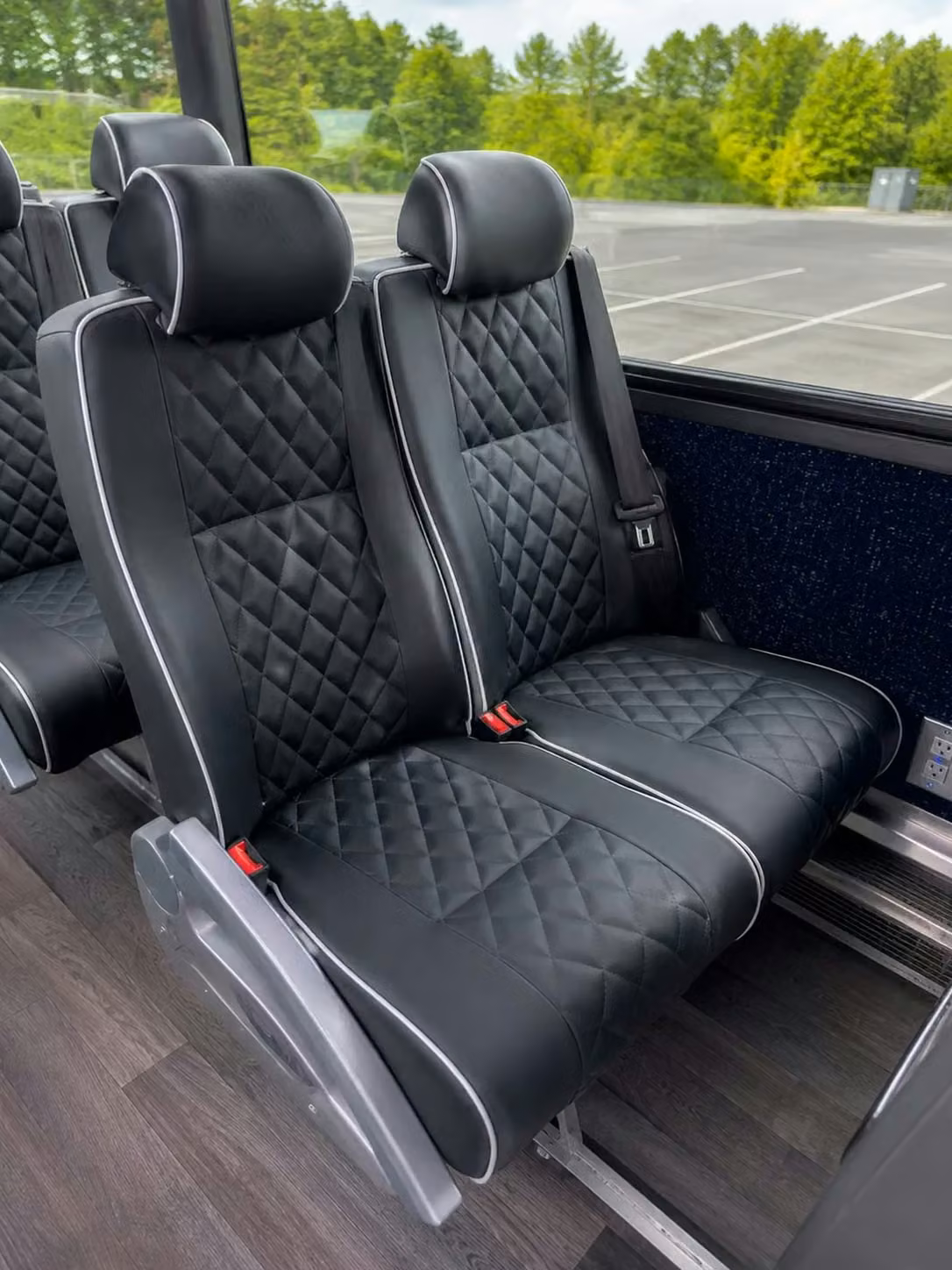 miami lakes 56 passenger charter bus reclining seats