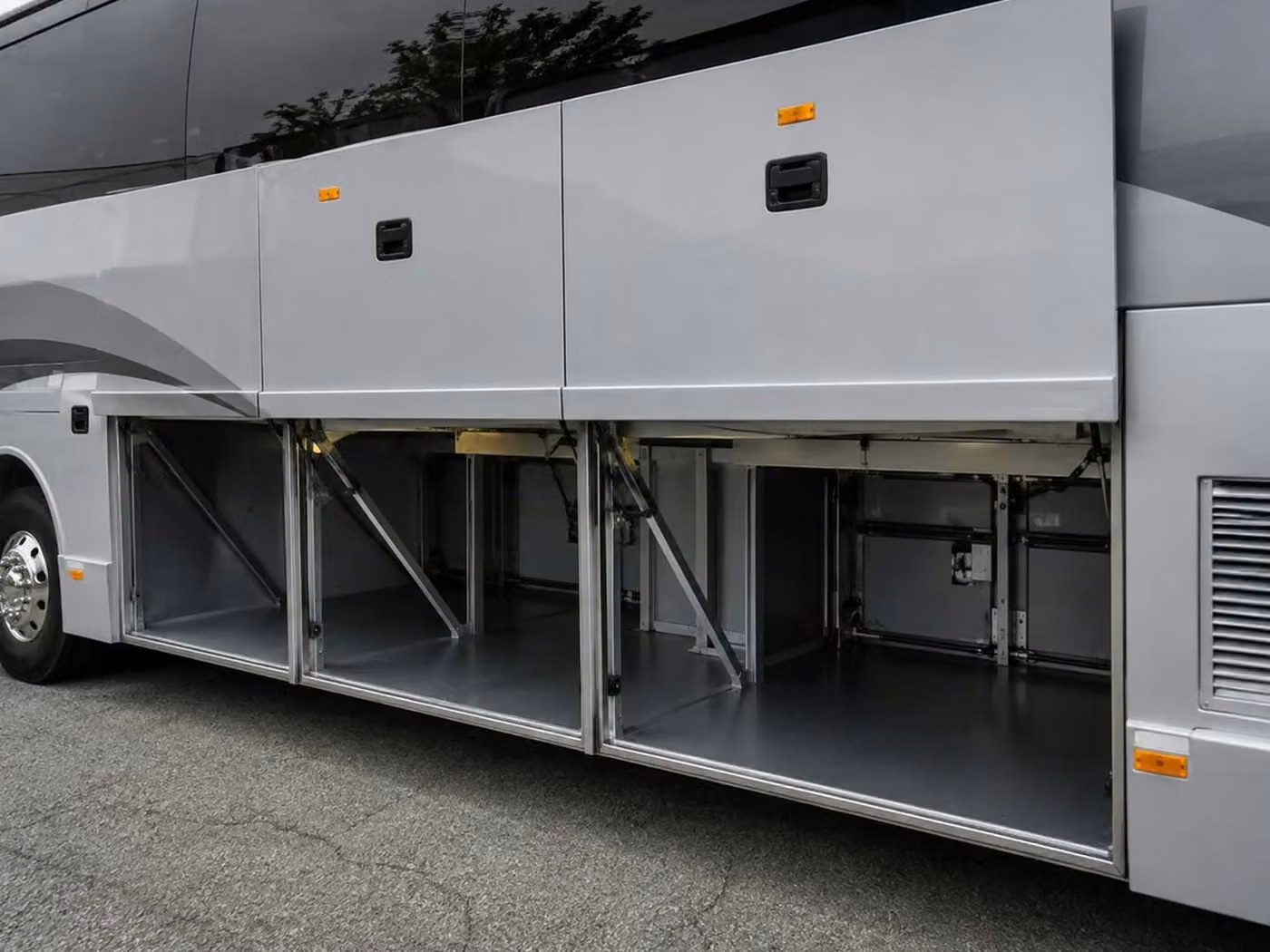 miami lakes charter bus under bus storage