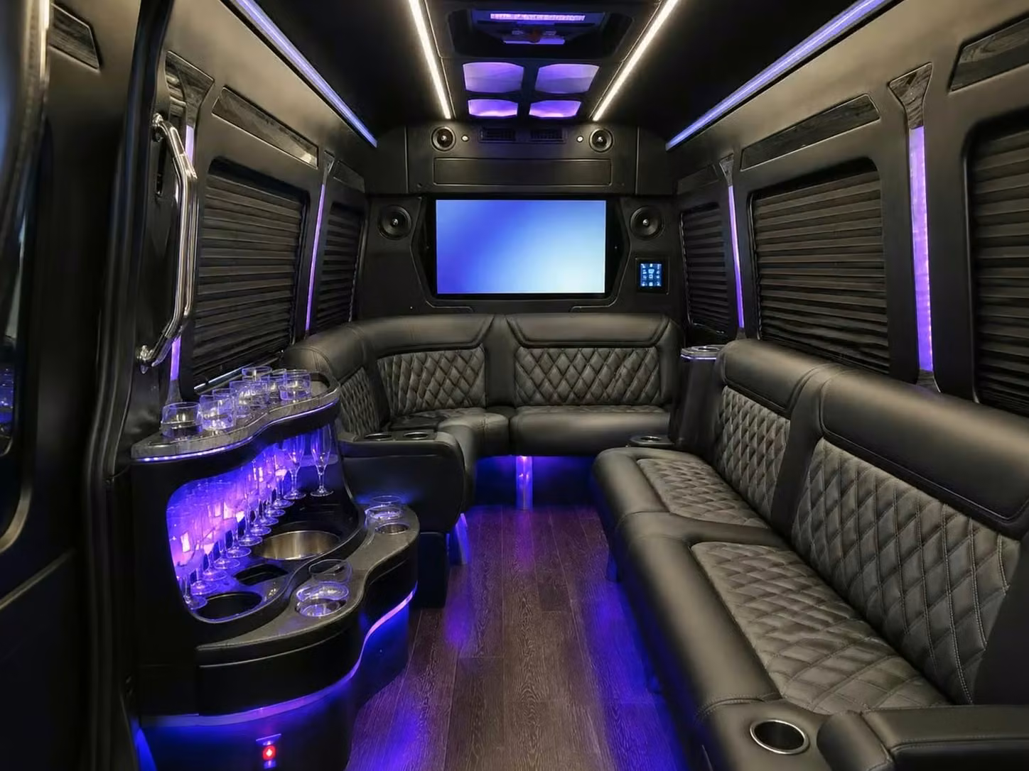 miami lakes party bus smart tvs