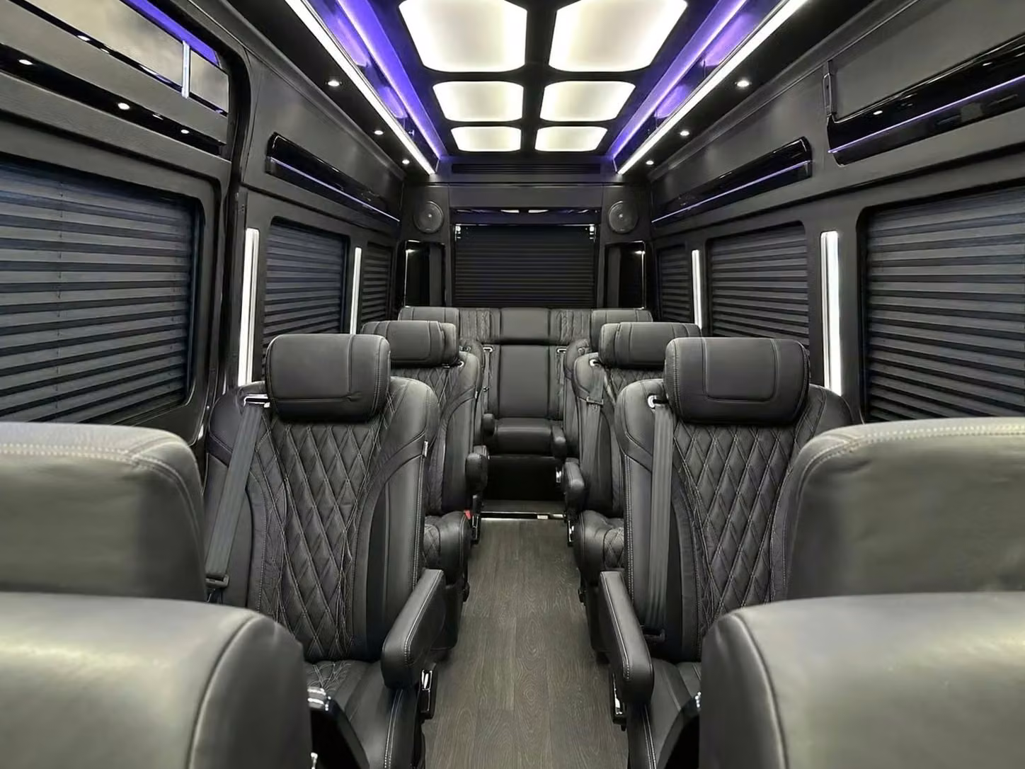 miami lakes sprinter van rental with driver reclining seats