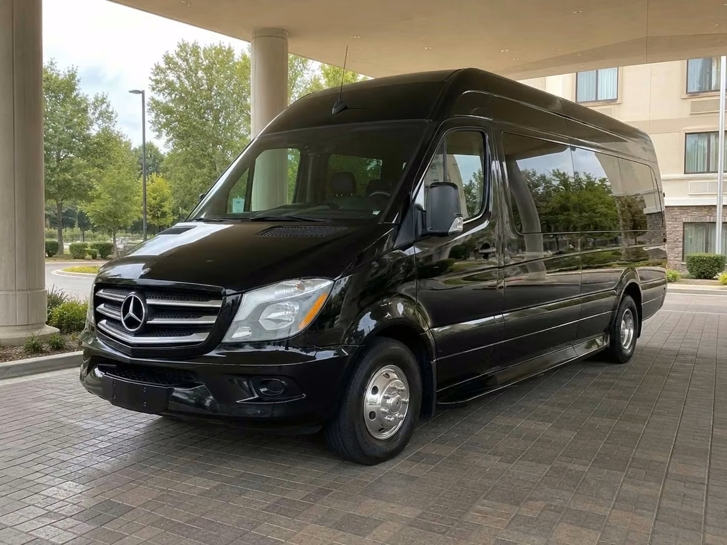 miami lakes sprinter van rental with driver tinted windows
