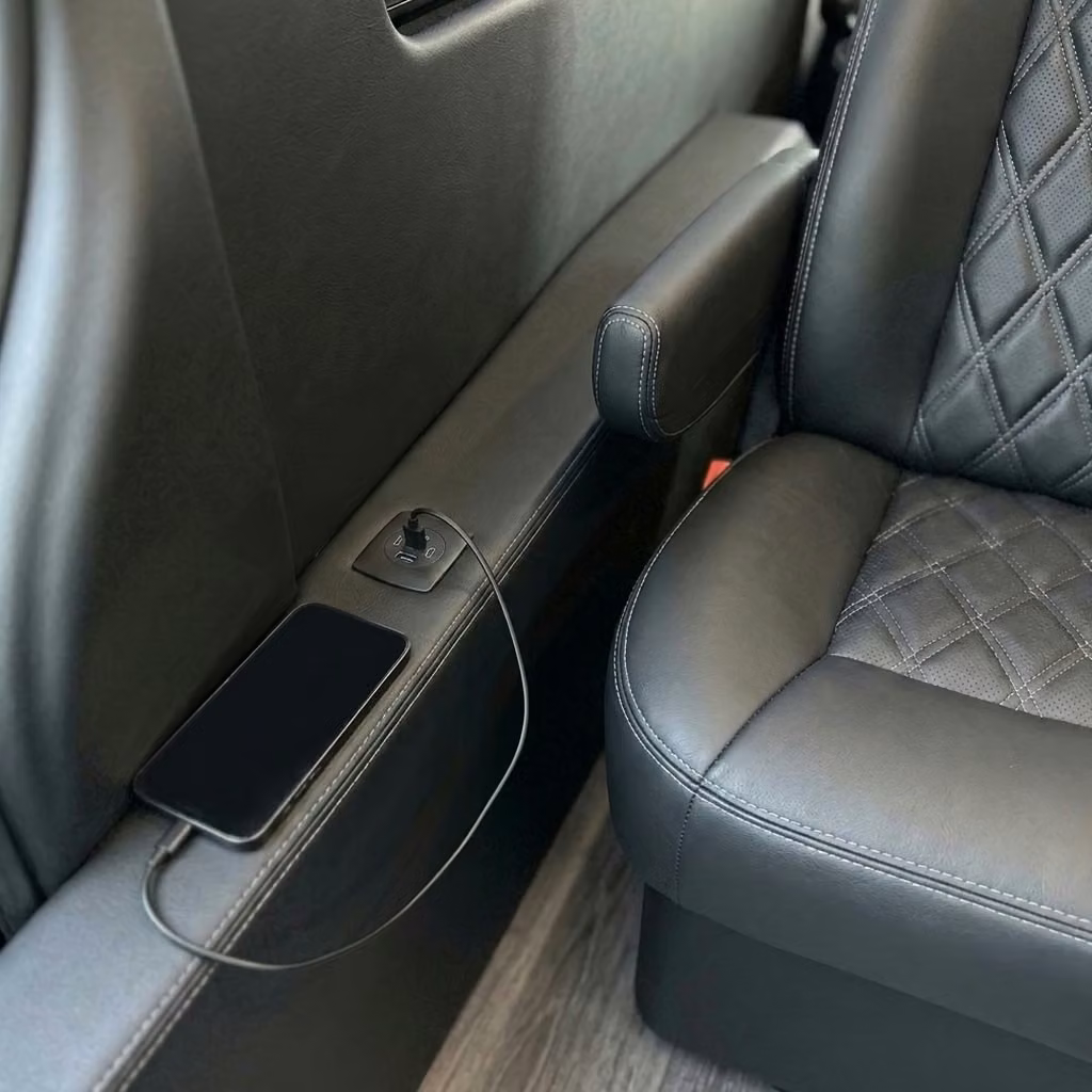 miami lakes sprinter van rental with driver usb charging