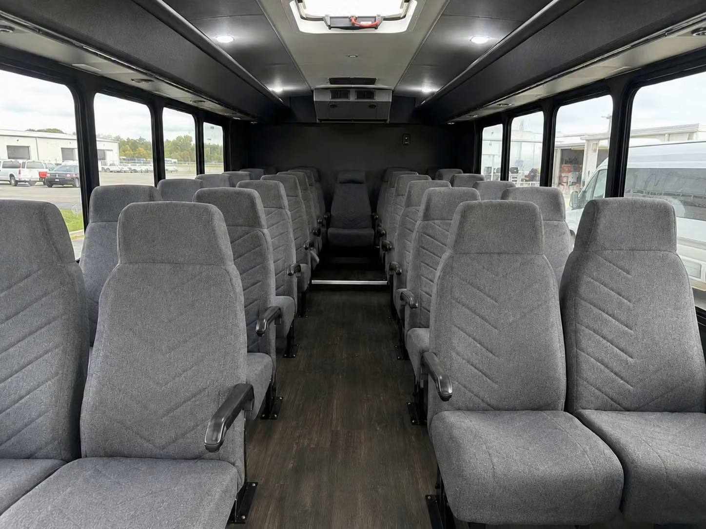 15 passenger minibus interior