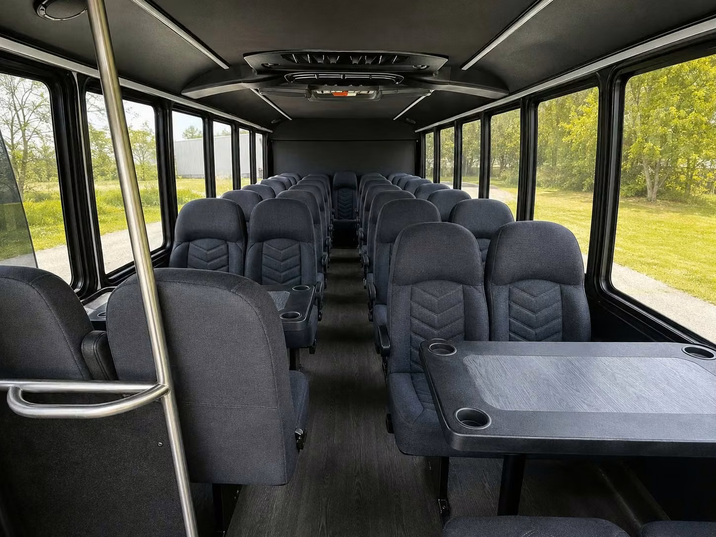 25 passenger minibus inside