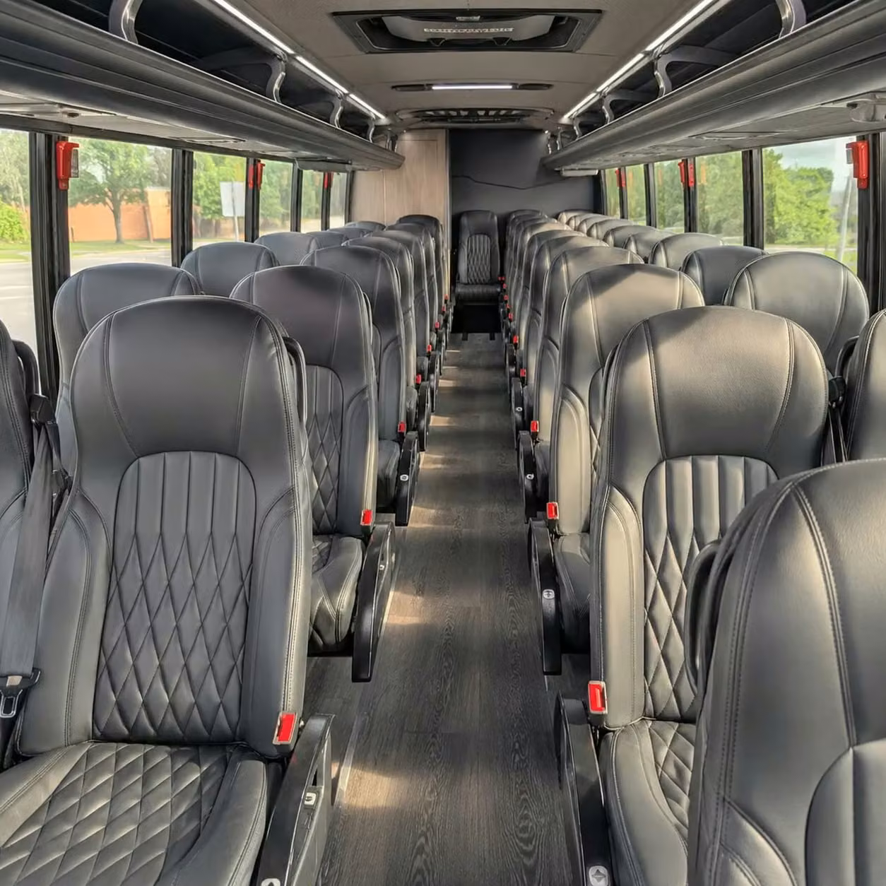 30 passenger minibus interior